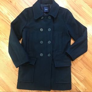 Gap Kids + Wool + Peacoat + Black + Girls Sz Large